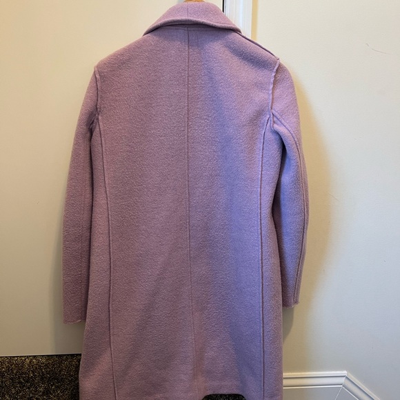 J. Crew size 2 Lavender Boiled Wool Blend Topcoat - Picture 8 of 10